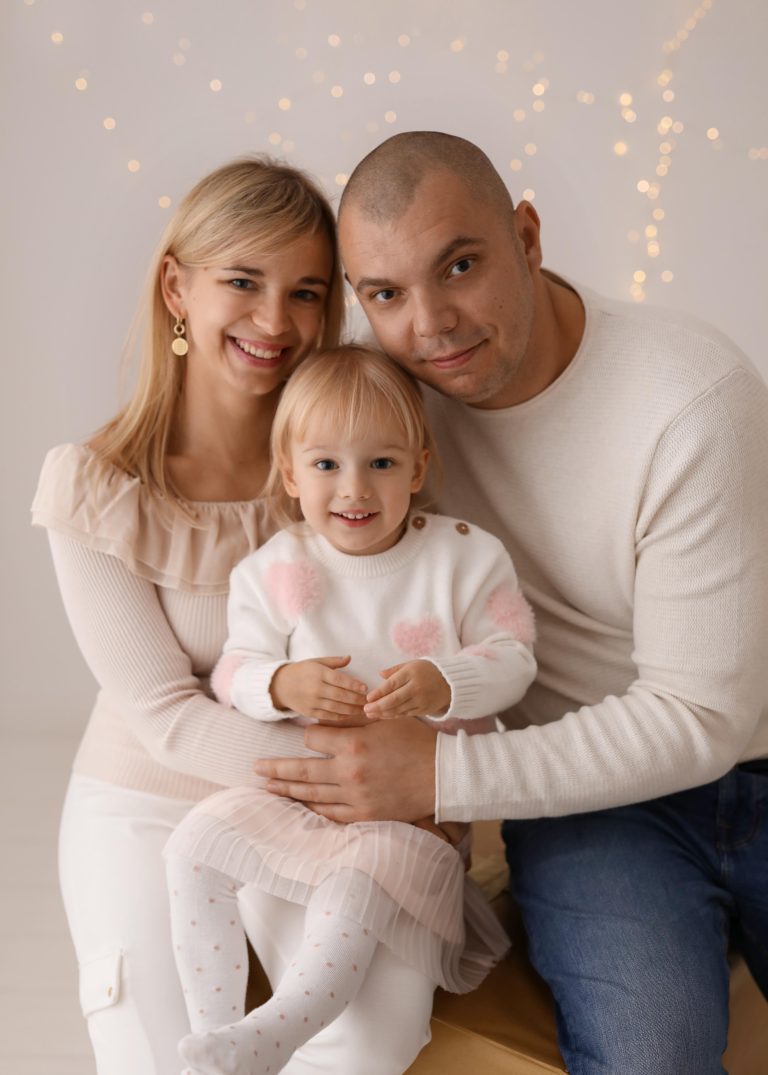 rodzinna sesja świąteczna ciepłe tony poznań