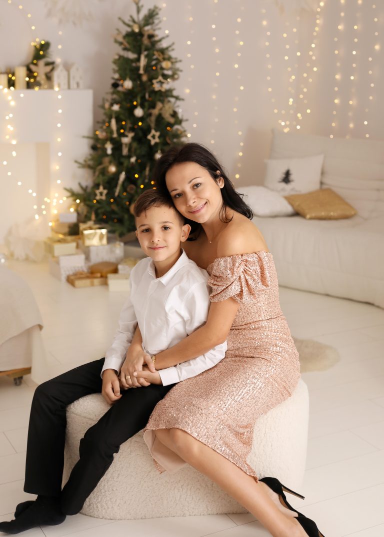 sesja świąteczna glamour poznań