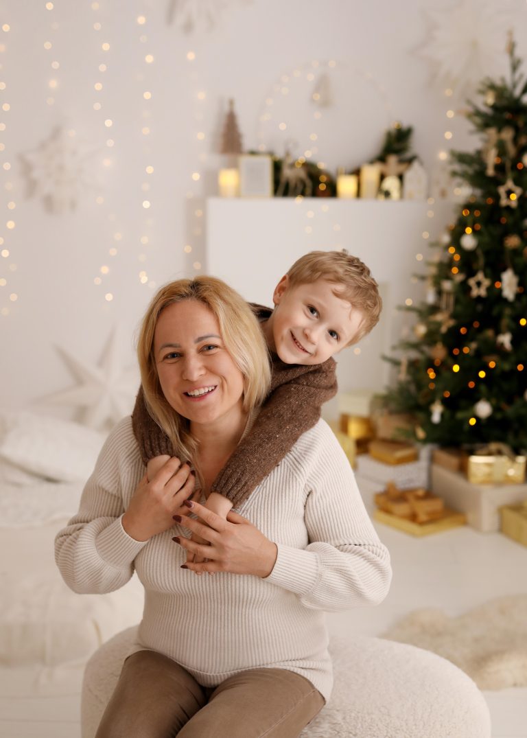 naturalna sesja świąteczną bydgoszcz